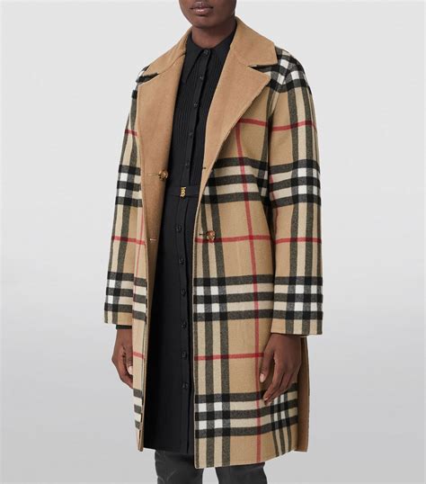 burberry prorsum wool peacoat|Burberry wool blend coat.